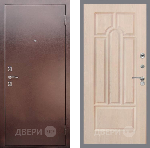 Входная металлическая Дверь Рекс (REX) 1 FL-58 Беленый дуб в Черноголовке