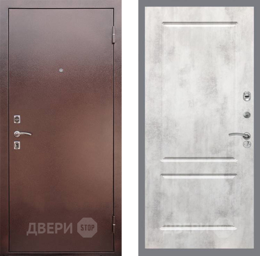 Входная металлическая Дверь Рекс (REX) 1 FL-117 Бетон светлый в Черноголовке