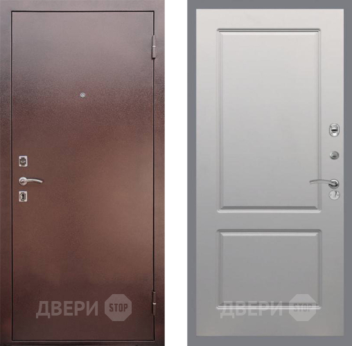 Входная металлическая Дверь Рекс (REX) 1 FL-117 Грей софт в Черноголовке