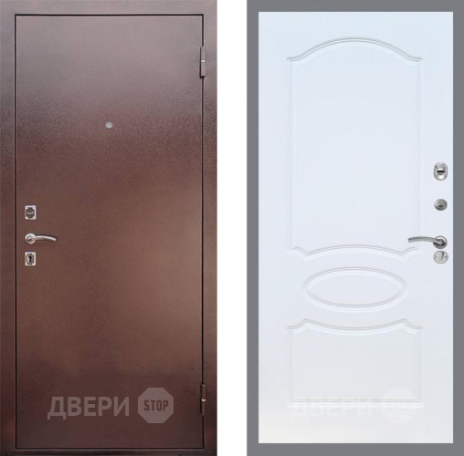 Входная металлическая Дверь Рекс (REX) 1 FL-128 Белый ясень в Черноголовке