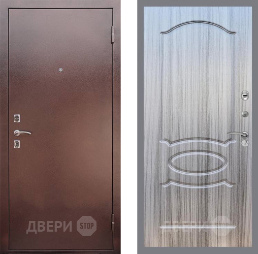 Входная металлическая Дверь Рекс (REX) 1 FL-128 Сандал грей в Черноголовке