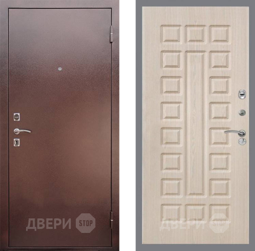 Входная металлическая Дверь Рекс (REX) 1 FL-183 Беленый дуб в Черноголовке