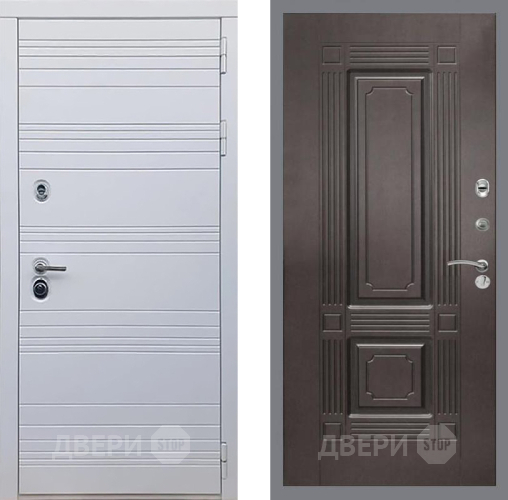 Входная металлическая Дверь Рекс (REX) 14 Силк Сноу FL-2 Венге в Черноголовке