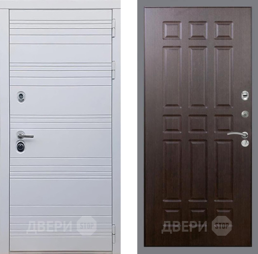 Входная металлическая Дверь Рекс (REX) 14 Силк Сноу FL-33 Венге в Черноголовке