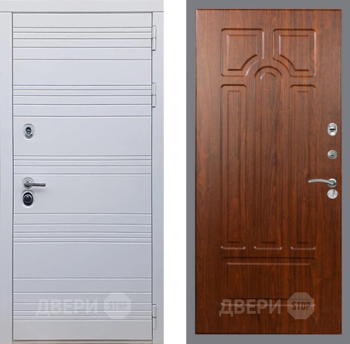 Входная металлическая Дверь Рекс (REX) 14 Силк Сноу FL-58 Морёная берёза в Черноголовке