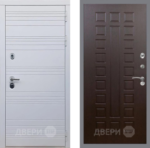 Входная металлическая Дверь Рекс (REX) 14 Силк Сноу FL-183 Венге в Черноголовке