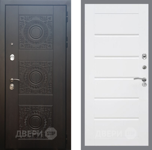 Входная металлическая Дверь Рекс (REX) 10 Сити Белый ясень в Черноголовке