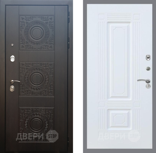Входная металлическая Дверь Рекс (REX) 10 FL-2 Силк Сноу в Черноголовке