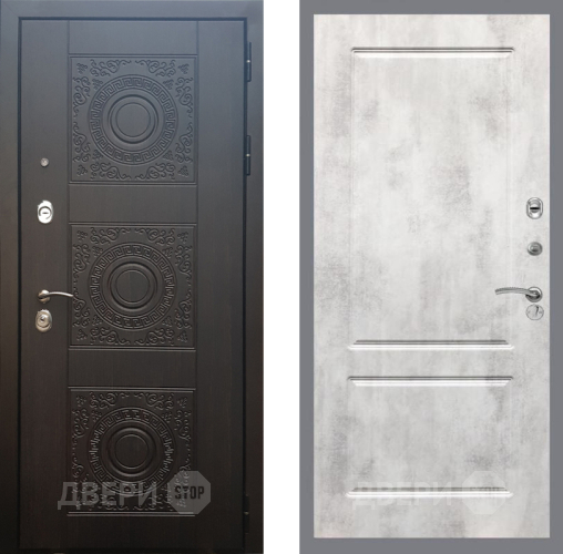 Входная металлическая Дверь Рекс (REX) 10 FL-117 Бетон светлый в Черноголовке