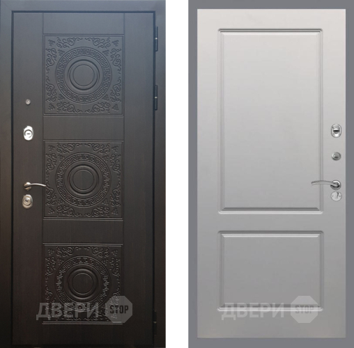 Входная металлическая Дверь Рекс (REX) 10 FL-117 Грей софт в Черноголовке