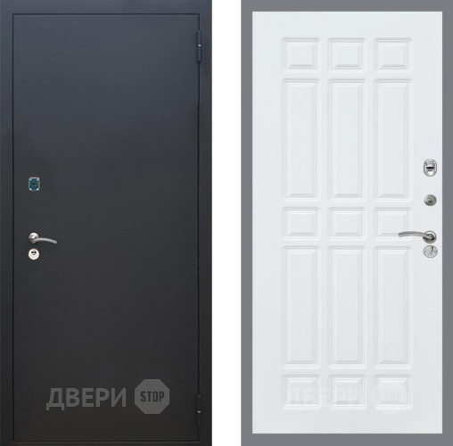 Дверь Рекс (REX) 1A Черный Муар FL-33 Силк Сноу в Черноголовке