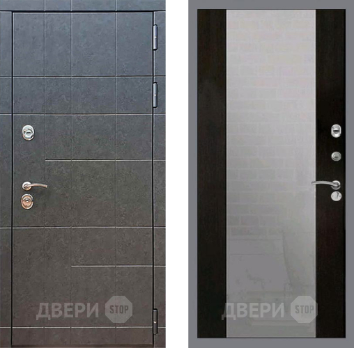 Входная металлическая Дверь Рекс (REX) 21 СБ-16 Зеркало Венге в Черноголовке