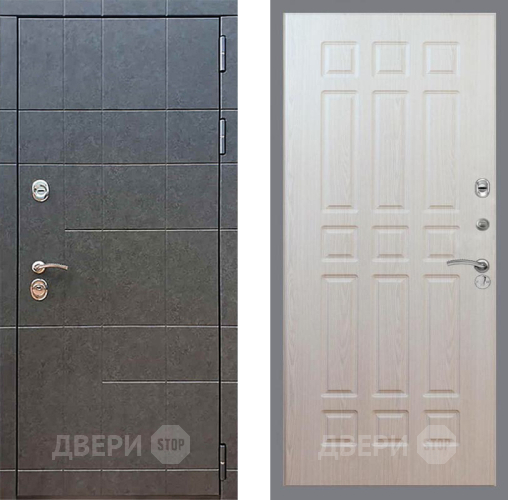 Входная металлическая Дверь Рекс (REX) 21 FL-33 Беленый дуб в Черноголовке
