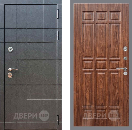 Входная металлическая Дверь Рекс (REX) 21 FL-33 орех тисненый в Черноголовке