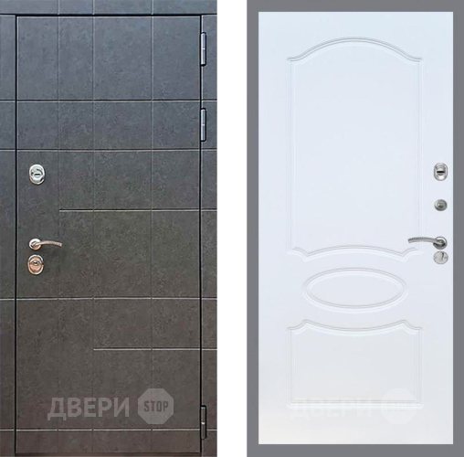 Входная металлическая Дверь Рекс (REX) 21 FL-128 Белый ясень в Черноголовке