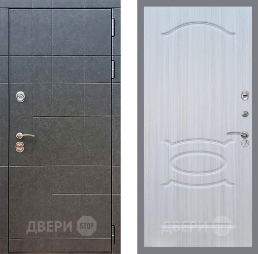 Входная металлическая Дверь Рекс (REX) 21 FL-128 Сандал белый в Черноголовке