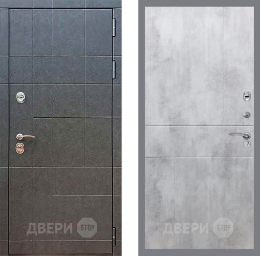 Входная металлическая Дверь Рекс (REX) 21 FL-290 Бетон светлый в Черноголовке