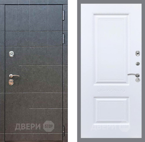 Входная металлическая Дверь Рекс (REX) 21 Смальта Силк Сноу в Черноголовке