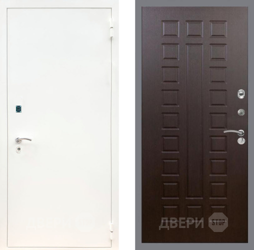 Дверь Рекс (REX) 1А Белая шагрень FL-183 Венге в Черноголовке