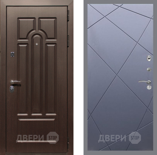 Входная металлическая Дверь Рекс (REX) Эврика FL-291 Силк титан в Черноголовке