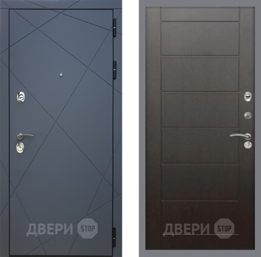 Входная металлическая Дверь Рекс (REX) 13 Силк Титан Сити Венге в Черноголовке