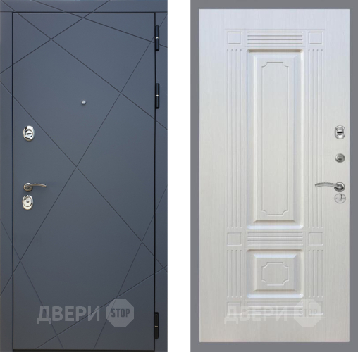 Входная металлическая Дверь Рекс (REX) 13 Силк Титан FL-2 Лиственница беж в Черноголовке