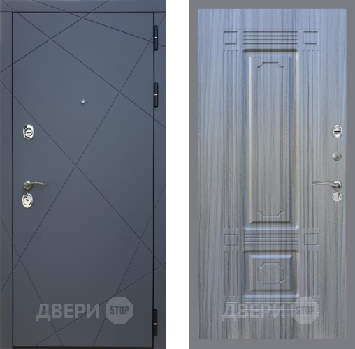 Входная металлическая Дверь Рекс (REX) 13 Силк Титан FL-2 Сандал грей в Черноголовке
