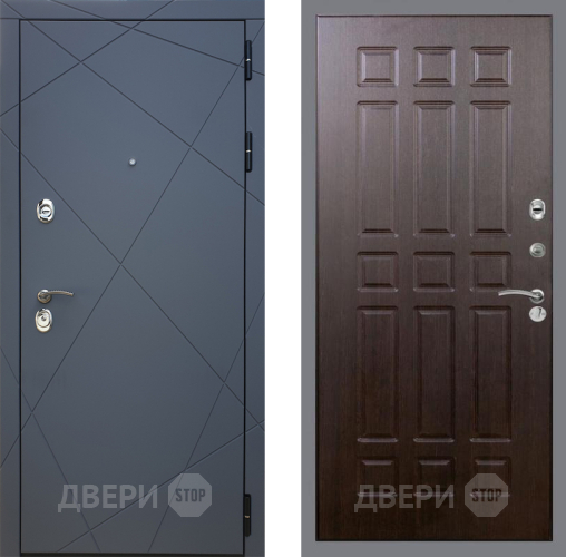 Входная металлическая Дверь Рекс (REX) 13 Силк Титан FL-33 Венге в Черноголовке