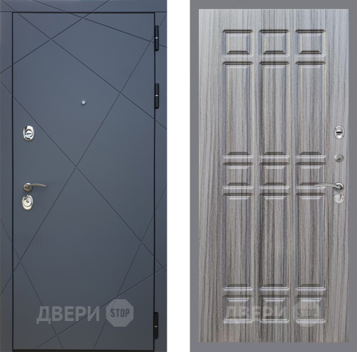 Входная металлическая Дверь Рекс (REX) 13 Силк Титан FL-33 Сандал грей в Черноголовке
