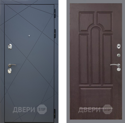 Входная металлическая Дверь Рекс (REX) 13 Силк Титан FL-58 Венге в Черноголовке
