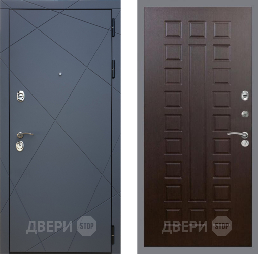 Входная металлическая Дверь Рекс (REX) 13 Силк Титан FL-183 Венге в Черноголовке