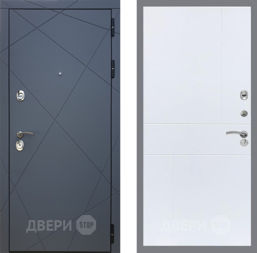 Входная металлическая Дверь Рекс (REX) 13 Силк Титан FL-290 Силк Сноу в Черноголовке