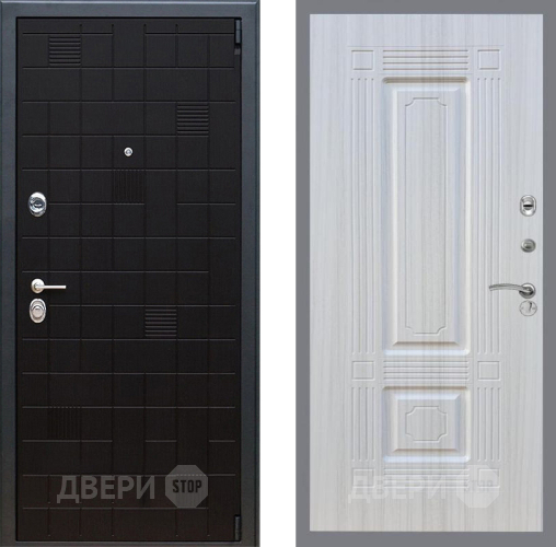 Входная металлическая Дверь Рекс (REX) 12 FL-2 Сандал белый в Черноголовке