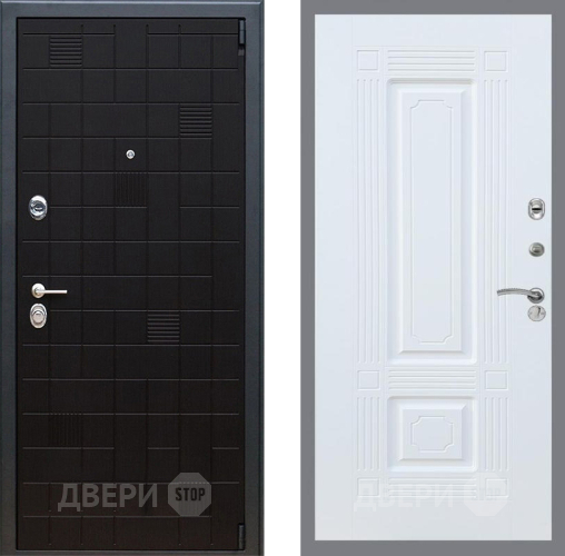 Входная металлическая Дверь Рекс (REX) 12 FL-2 Силк Сноу в Черноголовке