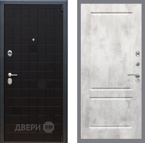Входная металлическая Дверь Рекс (REX) 12 FL-117 Бетон светлый в Черноголовке