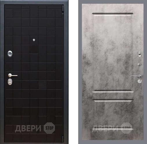 Входная металлическая Дверь Рекс (REX) 12 FL-117 Бетон темный в Черноголовке