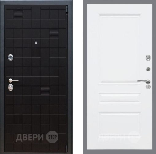 Входная металлическая Дверь Рекс (REX) 12 FL-243 Силк Сноу в Черноголовке