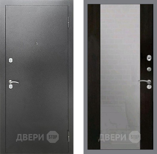 Входная металлическая Дверь Рекс (REX) Сити СБ-16 Зеркало Венге в Черноголовке