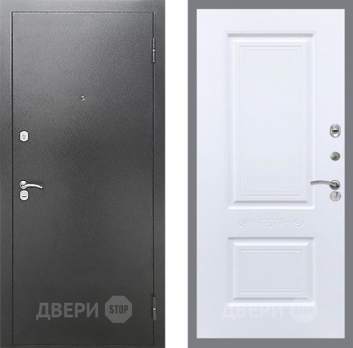 Входная металлическая Дверь Рекс (REX) Сити Смальта Силк Сноу в Черноголовке