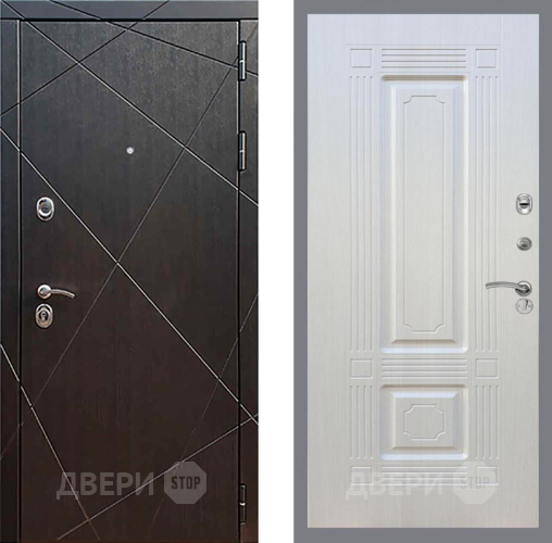 Входная металлическая Дверь Рекс (REX) 13 Венге FL-2 Лиственница беж в Черноголовке