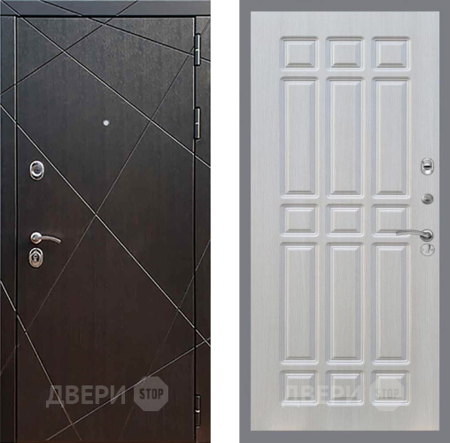 Входная металлическая Дверь Рекс (REX) 13 Венге FL-33 Лиственница беж в Черноголовке