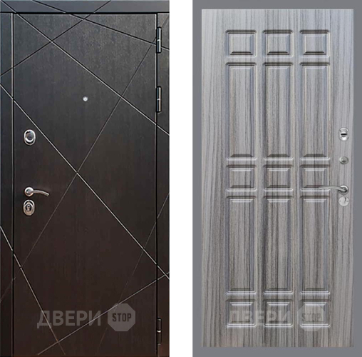 Входная металлическая Дверь Рекс (REX) 13 Венге FL-33 Сандал грей в Черноголовке
