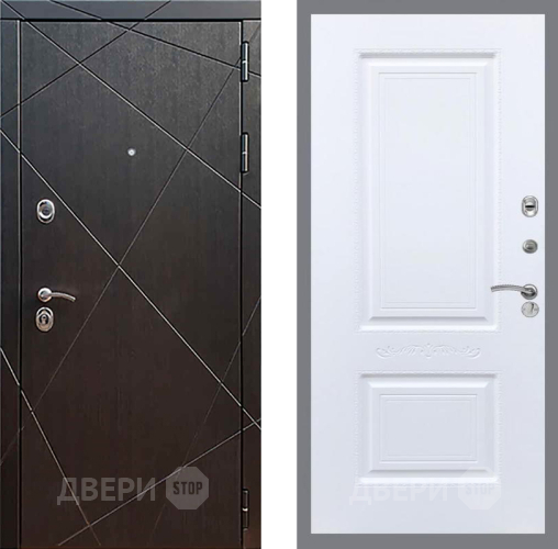 Входная металлическая Дверь Рекс (REX) 13 Венге Смальта Силк Сноу в Черноголовке