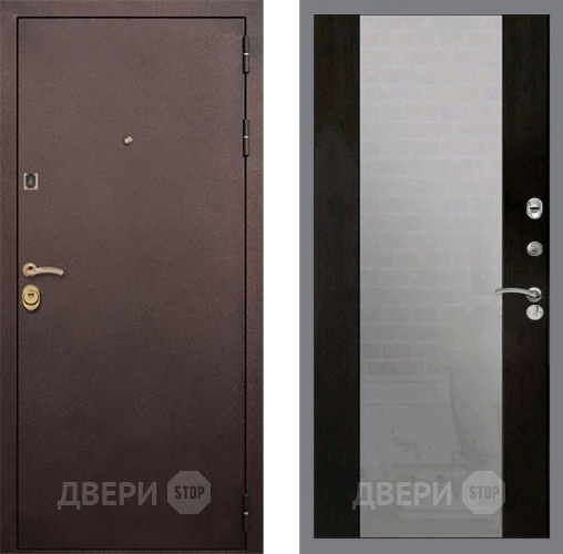 Входная металлическая Дверь Рекс (REX) Лайт 3К СБ-16 Зеркало Венге в Черноголовке