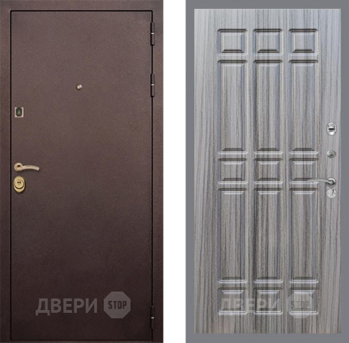 Входная металлическая Дверь Рекс (REX) Лайт 3К FL-33 Сандал грей в Черноголовке