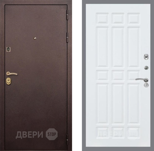 Входная металлическая Дверь Рекс (REX) Лайт 3К FL-33 Силк Сноу в Черноголовке