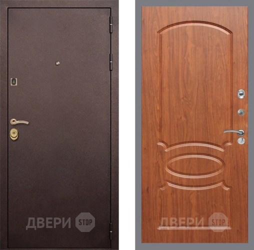 Входная металлическая Дверь Рекс (REX) Лайт 3К FL-128 Морёная берёза в Черноголовке