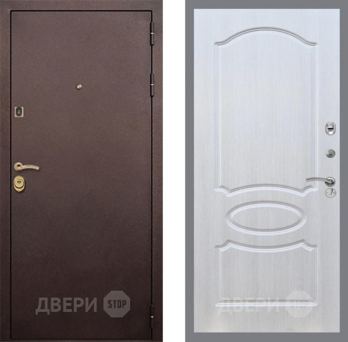 Входная металлическая Дверь Рекс (REX) Лайт 3К FL-128 Лиственница беж в Черноголовке