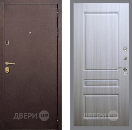 Входная металлическая Дверь Рекс (REX) Лайт 3К FL-243 Сандал белый в Черноголовке