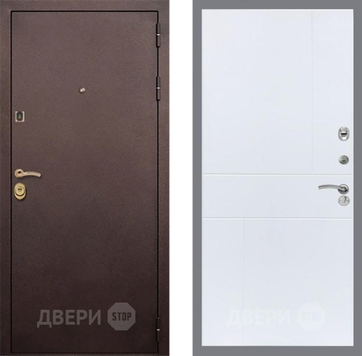 Входная металлическая Дверь Рекс (REX) Лайт 3К FL-290 Силк Сноу в Черноголовке